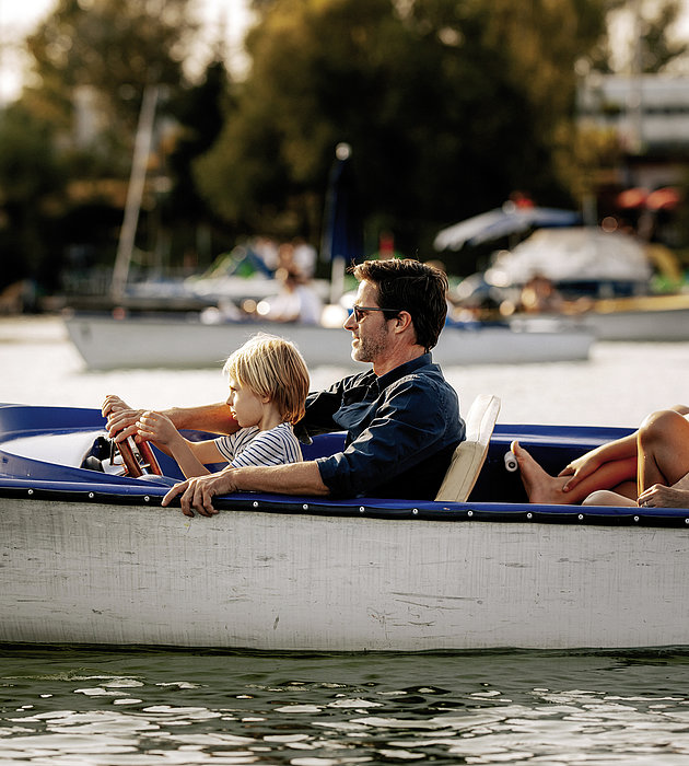 Boat ride, Alte Donau | ©WienTourismus/Paul Bauer
